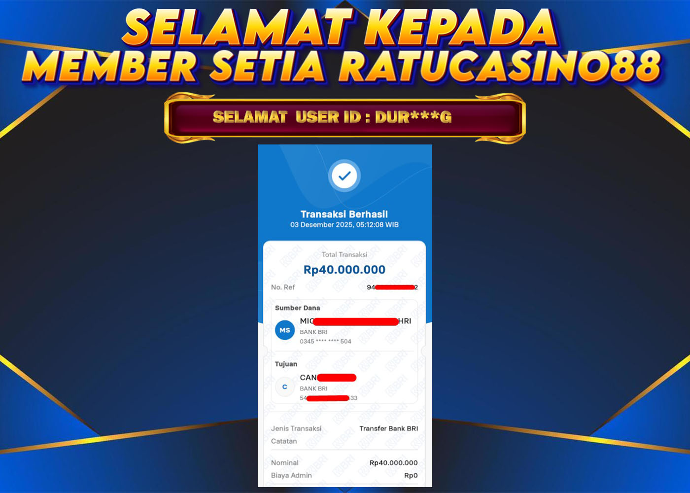 WITHDRAWAL MEMBER 140